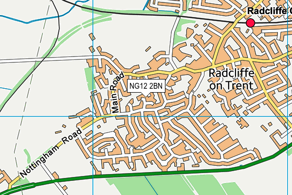 NG12 2BN map - OS VectorMap District (Ordnance Survey) NG12 2BN map - OS VectorMap District (Ordnance Survey)