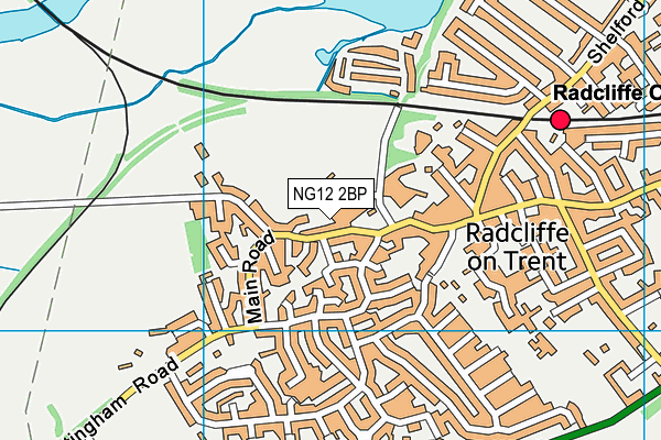 NG12 2BP map - OS VectorMap District (Ordnance Survey) NG12 2BP map - OS VectorMap District (Ordnance Survey)