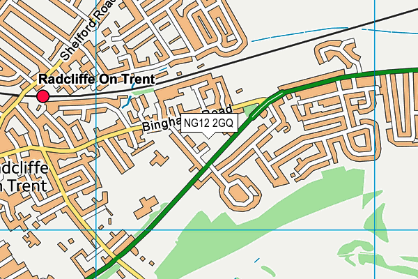 NG12 2GQ map - OS VectorMap District (Ordnance Survey) NG12 2GQ map - OS VectorMap District (Ordnance Survey)