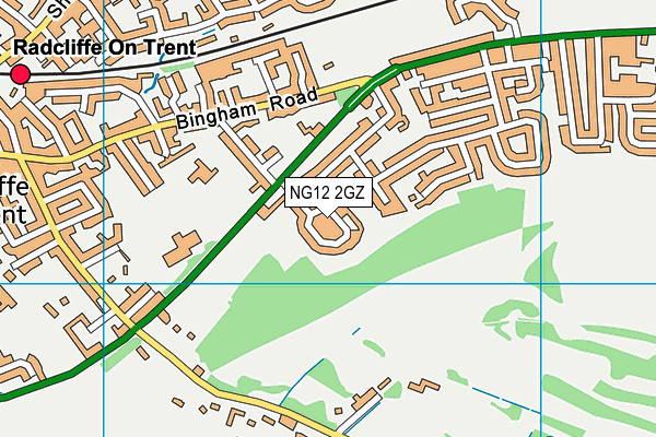 NG12 2GZ map - OS VectorMap District (Ordnance Survey) NG12 2GZ map - OS VectorMap District (Ordnance Survey)
