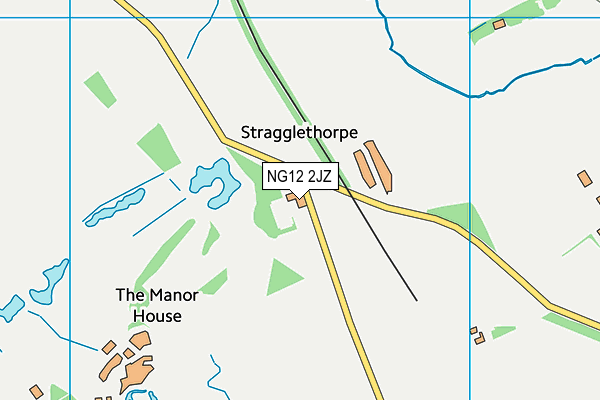 NG12 2JZ map - OS VectorMap District (Ordnance Survey) NG12 2JZ map - OS VectorMap District (Ordnance Survey)
