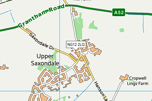 NG12 2LQ map - OS VectorMap District (Ordnance Survey) NG12 2LQ map - OS VectorMap District (Ordnance Survey)