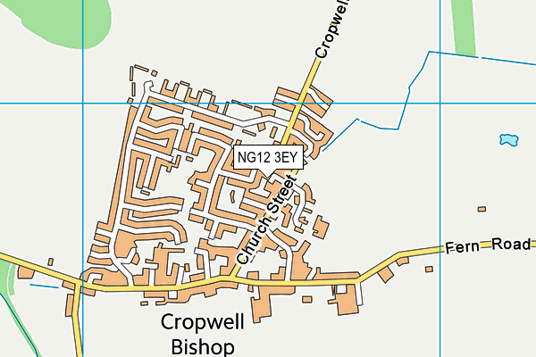 NG12 3EY map - OS VectorMap District (Ordnance Survey)