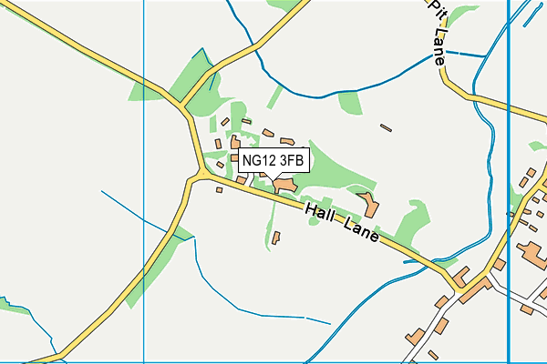 NG12 3FB map - OS VectorMap District (Ordnance Survey) NG12 3FB map - OS VectorMap District (Ordnance Survey)