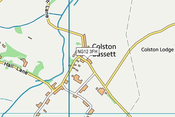 NG12 3FH map - OS VectorMap District (Ordnance Survey) NG12 3FH map - OS VectorMap District (Ordnance Survey)