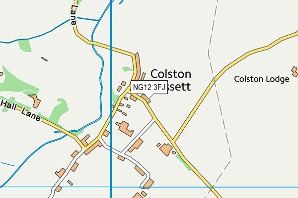 NG12 3FJ map - OS VectorMap District (Ordnance Survey) NG12 3FJ map - OS VectorMap District (Ordnance Survey)