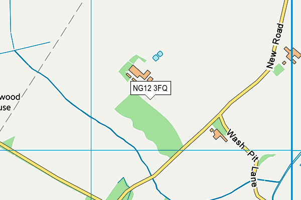 NG12 3FQ map - OS VectorMap District (Ordnance Survey) NG12 3FQ map - OS VectorMap District (Ordnance Survey)