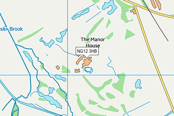 NG12 3HB map - OS VectorMap District (Ordnance Survey) NG12 3HB map - OS VectorMap District (Ordnance Survey)