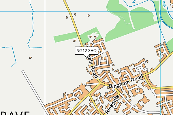 NG12 3HQ map - OS VectorMap District (Ordnance Survey) NG12 3HQ map - OS VectorMap District (Ordnance Survey)