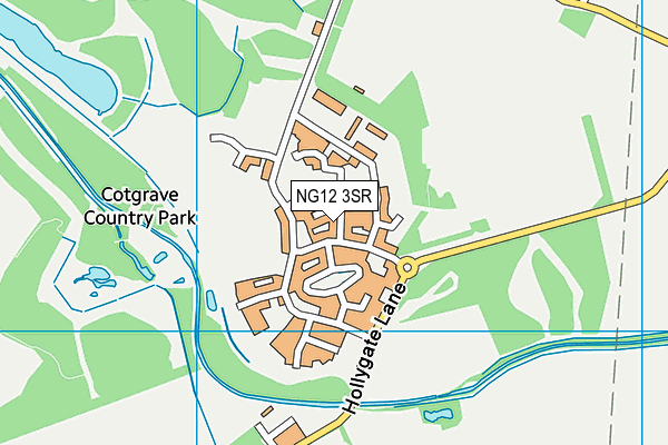 NG12 3SR map - OS VectorMap District (Ordnance Survey) NG12 3SR map - OS VectorMap District (Ordnance Survey)