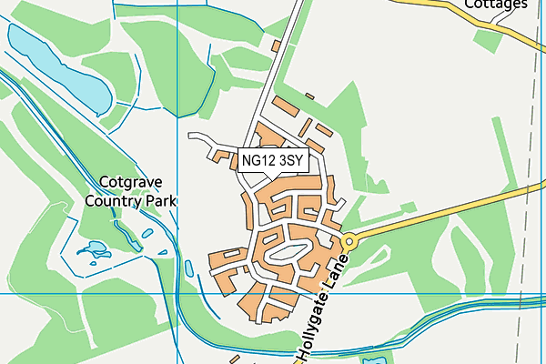 NG12 3SY map - OS VectorMap District (Ordnance Survey) NG12 3SY map - OS VectorMap District (Ordnance Survey)