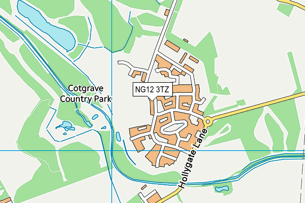 NG12 3TZ map - OS VectorMap District (Ordnance Survey) NG12 3TZ map - OS VectorMap District (Ordnance Survey)