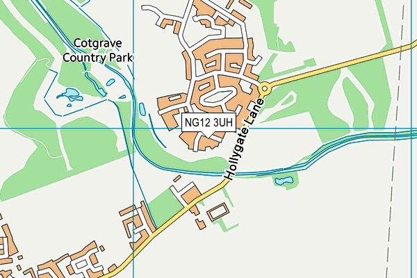 NG12 3UH map - OS VectorMap District (Ordnance Survey) NG12 3UH map - OS VectorMap District (Ordnance Survey)