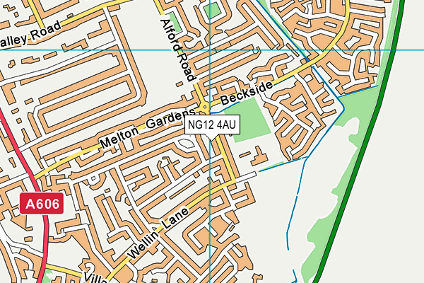 NG12 4AU map - OS VectorMap District (Ordnance Survey) NG12 4AU map - OS VectorMap District (Ordnance Survey)