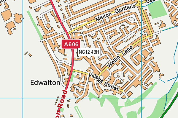 NG12 4BH map - OS VectorMap District (Ordnance Survey) NG12 4BH map - OS VectorMap District (Ordnance Survey)
