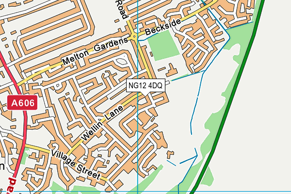 NG12 4DQ map - OS VectorMap District (Ordnance Survey) NG12 4DQ map - OS VectorMap District (Ordnance Survey)