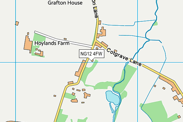 NG12 4FW map - OS VectorMap District (Ordnance Survey) NG12 4FW map - OS VectorMap District (Ordnance Survey)