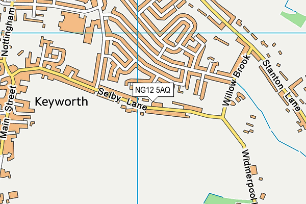 NG12 5AQ map - OS VectorMap District (Ordnance Survey) NG12 5AQ map - OS VectorMap District (Ordnance Survey)