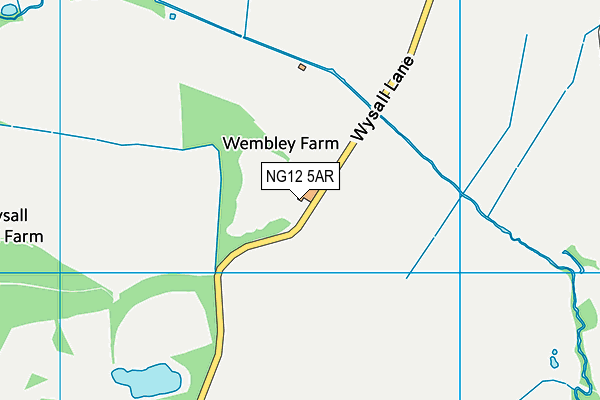 NG12 5AR map - OS VectorMap District (Ordnance Survey) NG12 5AR map - OS VectorMap District (Ordnance Survey)