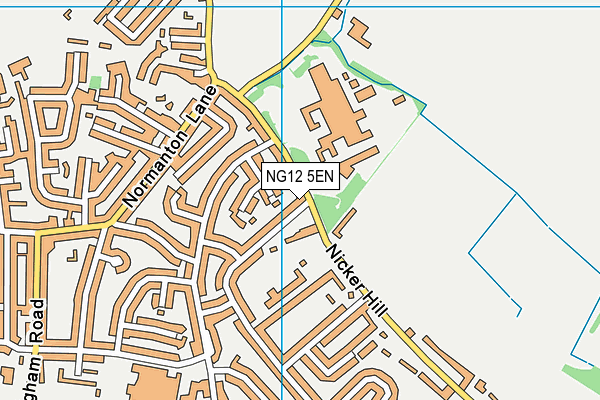 NG12 5EN map - OS VectorMap District (Ordnance Survey) NG12 5EN map - OS VectorMap District (Ordnance Survey)