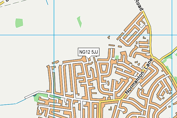 NG12 5JJ map - OS VectorMap District (Ordnance Survey) NG12 5JJ map - OS VectorMap District (Ordnance Survey)