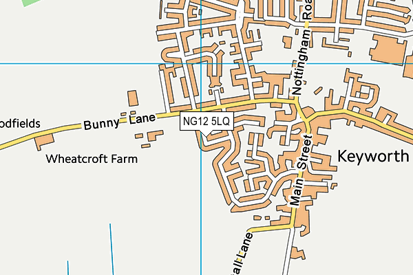 NG12 5LQ map - OS VectorMap District (Ordnance Survey) NG12 5LQ map - OS VectorMap District (Ordnance Survey)