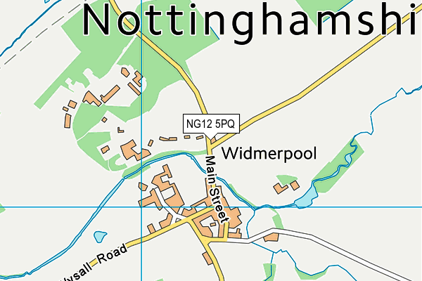 NG12 5PQ map - OS VectorMap District (Ordnance Survey) NG12 5PQ map - OS VectorMap District (Ordnance Survey)