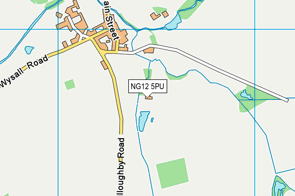 NG12 5PU map - OS VectorMap District (Ordnance Survey) NG12 5PU map - OS VectorMap District (Ordnance Survey)