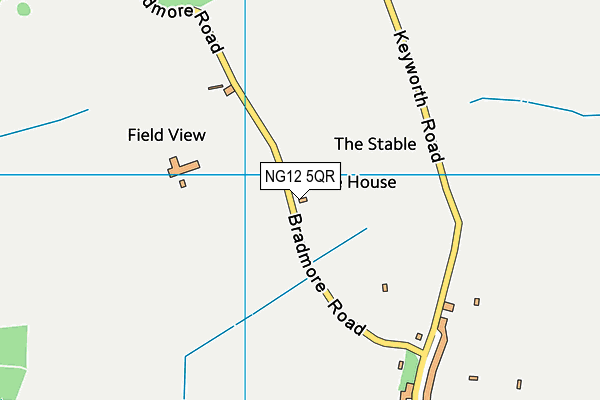 NG12 5QR map - OS VectorMap District (Ordnance Survey) NG12 5QR map - OS VectorMap District (Ordnance Survey)