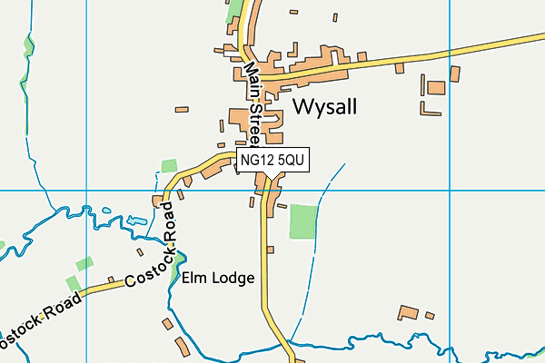 NG12 5QU map - OS VectorMap District (Ordnance Survey) NG12 5QU map - OS VectorMap District (Ordnance Survey)