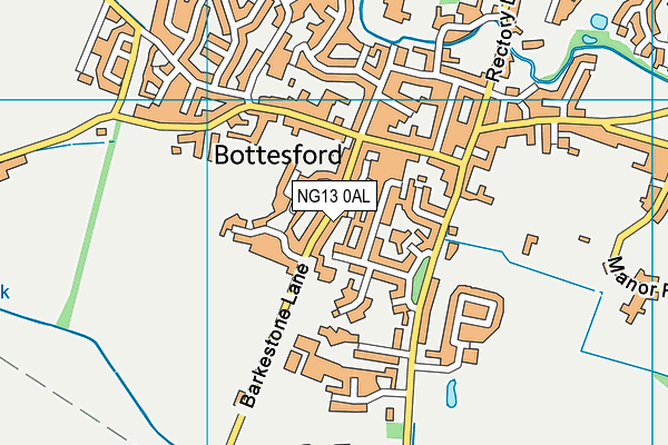 NG13 0AL map - OS VectorMap District (Ordnance Survey) NG13 0AL map - OS VectorMap District (Ordnance Survey)