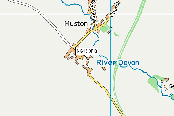 NG13 0FQ map - OS VectorMap District (Ordnance Survey) NG13 0FQ map - OS VectorMap District (Ordnance Survey)