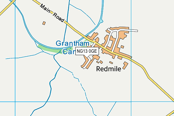NG13 0GE map - OS VectorMap District (Ordnance Survey) NG13 0GE map - OS VectorMap District (Ordnance Survey)