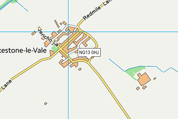 NG13 0HJ map - OS VectorMap District (Ordnance Survey) NG13 0HJ map - OS VectorMap District (Ordnance Survey)