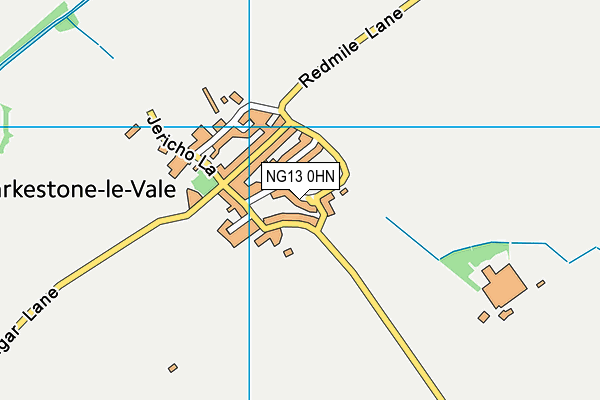 NG13 0HN map - OS VectorMap District (Ordnance Survey) NG13 0HN map - OS VectorMap District (Ordnance Survey)
