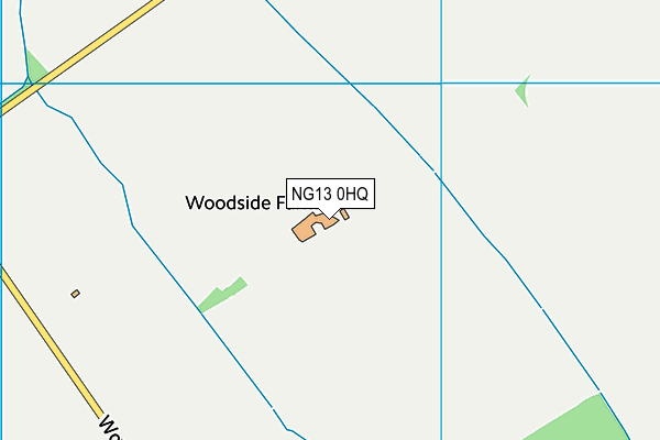 NG13 0HQ map - OS VectorMap District (Ordnance Survey) NG13 0HQ map - OS VectorMap District (Ordnance Survey)