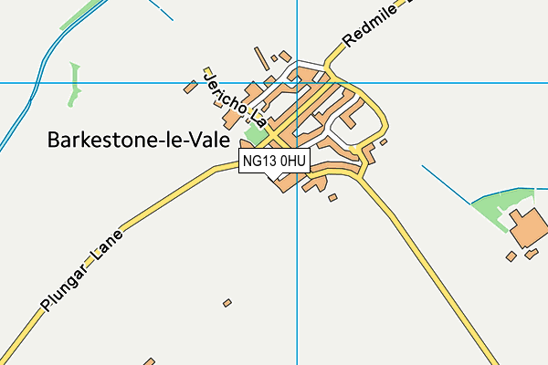 NG13 0HU map - OS VectorMap District (Ordnance Survey) NG13 0HU map - OS VectorMap District (Ordnance Survey)