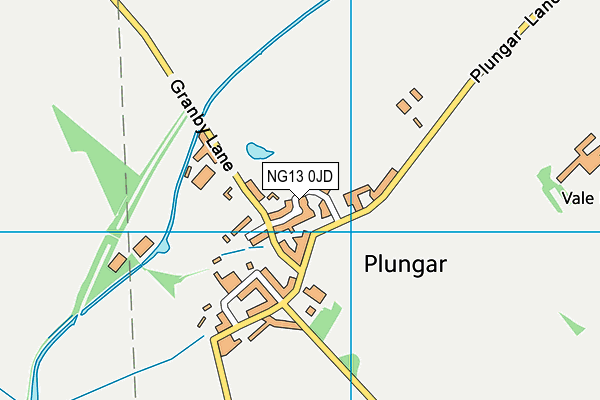 NG13 0JD map - OS VectorMap District (Ordnance Survey) NG13 0JD map - OS VectorMap District (Ordnance Survey)