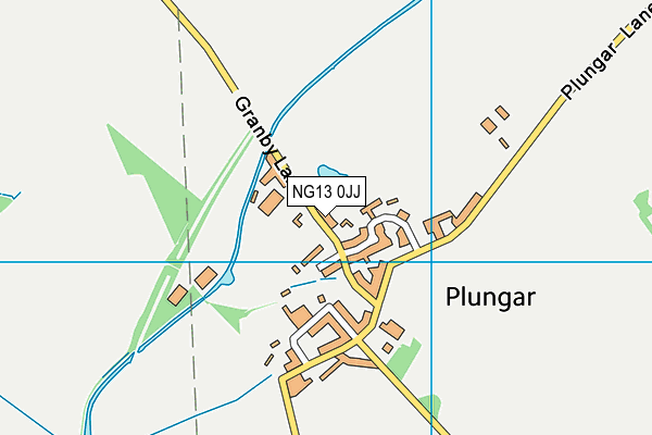 NG13 0JJ map - OS VectorMap District (Ordnance Survey) NG13 0JJ map - OS VectorMap District (Ordnance Survey)