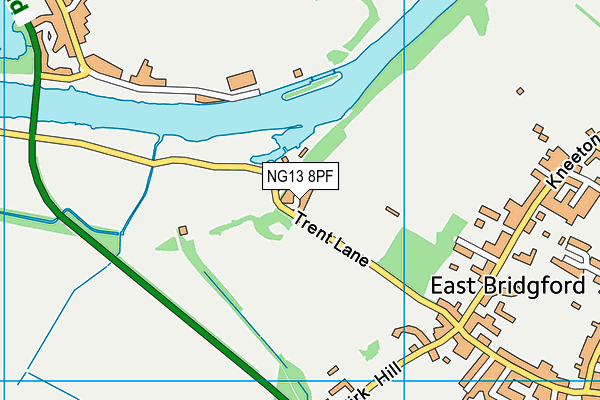 NG13 8PF map - OS VectorMap District (Ordnance Survey) NG13 8PF map - OS VectorMap District (Ordnance Survey)