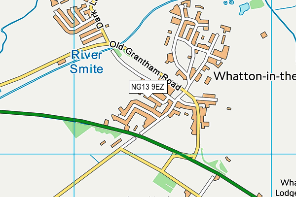 NG13 9EZ map - OS VectorMap District (Ordnance Survey) NG13 9EZ map - OS VectorMap District (Ordnance Survey)