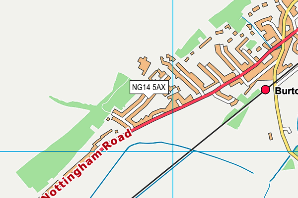 NG14 5AX map - OS VectorMap District (Ordnance Survey) NG14 5AX map - OS VectorMap District (Ordnance Survey)
