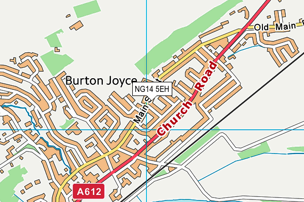NG14 5EH map - OS VectorMap District (Ordnance Survey) NG14 5EH map - OS VectorMap District (Ordnance Survey)