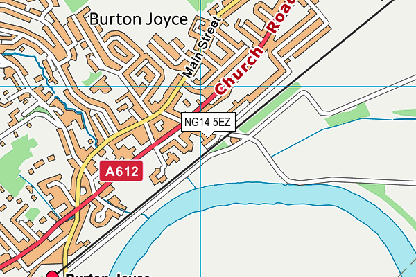 NG14 5EZ map - OS VectorMap District (Ordnance Survey) NG14 5EZ map - OS VectorMap District (Ordnance Survey)