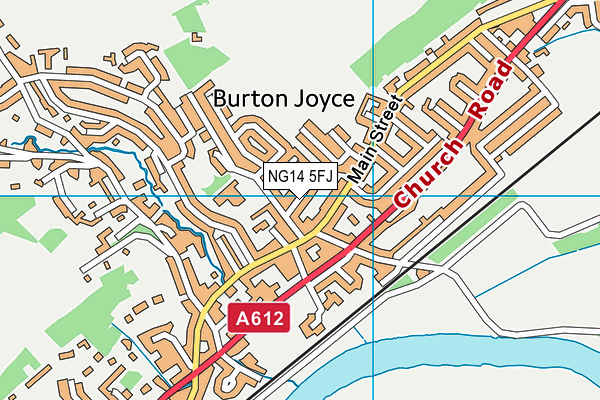 NG14 5FJ map - OS VectorMap District (Ordnance Survey) NG14 5FJ map - OS VectorMap District (Ordnance Survey)