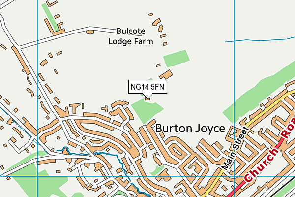 NG14 5FN map - OS VectorMap District (Ordnance Survey) NG14 5FN map - OS VectorMap District (Ordnance Survey)