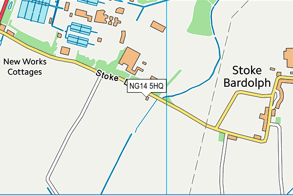 NG14 5HQ map - OS VectorMap District (Ordnance Survey) NG14 5HQ map - OS VectorMap District (Ordnance Survey)