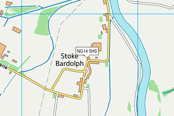NG14 5HS map - OS VectorMap District (Ordnance Survey) NG14 5HS map - OS VectorMap District (Ordnance Survey)
