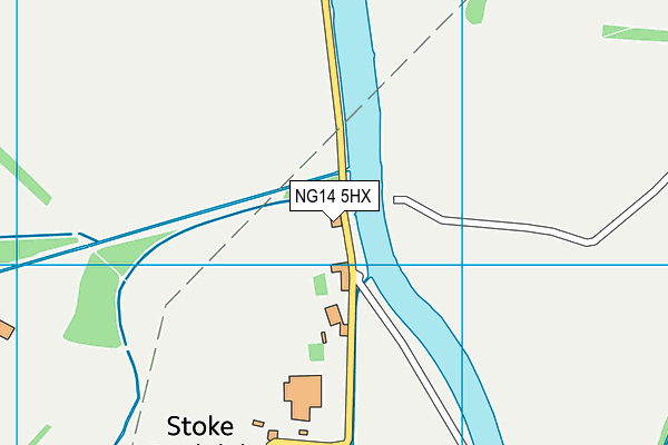 NG14 5HX map - OS VectorMap District (Ordnance Survey) NG14 5HX map - OS VectorMap District (Ordnance Survey)
