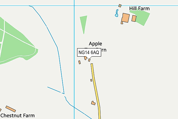 NG14 6AQ map - OS VectorMap District (Ordnance Survey) NG14 6AQ map - OS VectorMap District (Ordnance Survey)